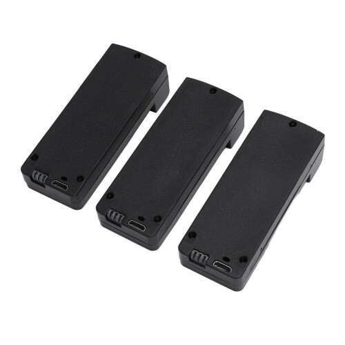 3Pcs 1800mAh 3.7V Lithium Battery for RC Quadcopter with ABS Shell 1