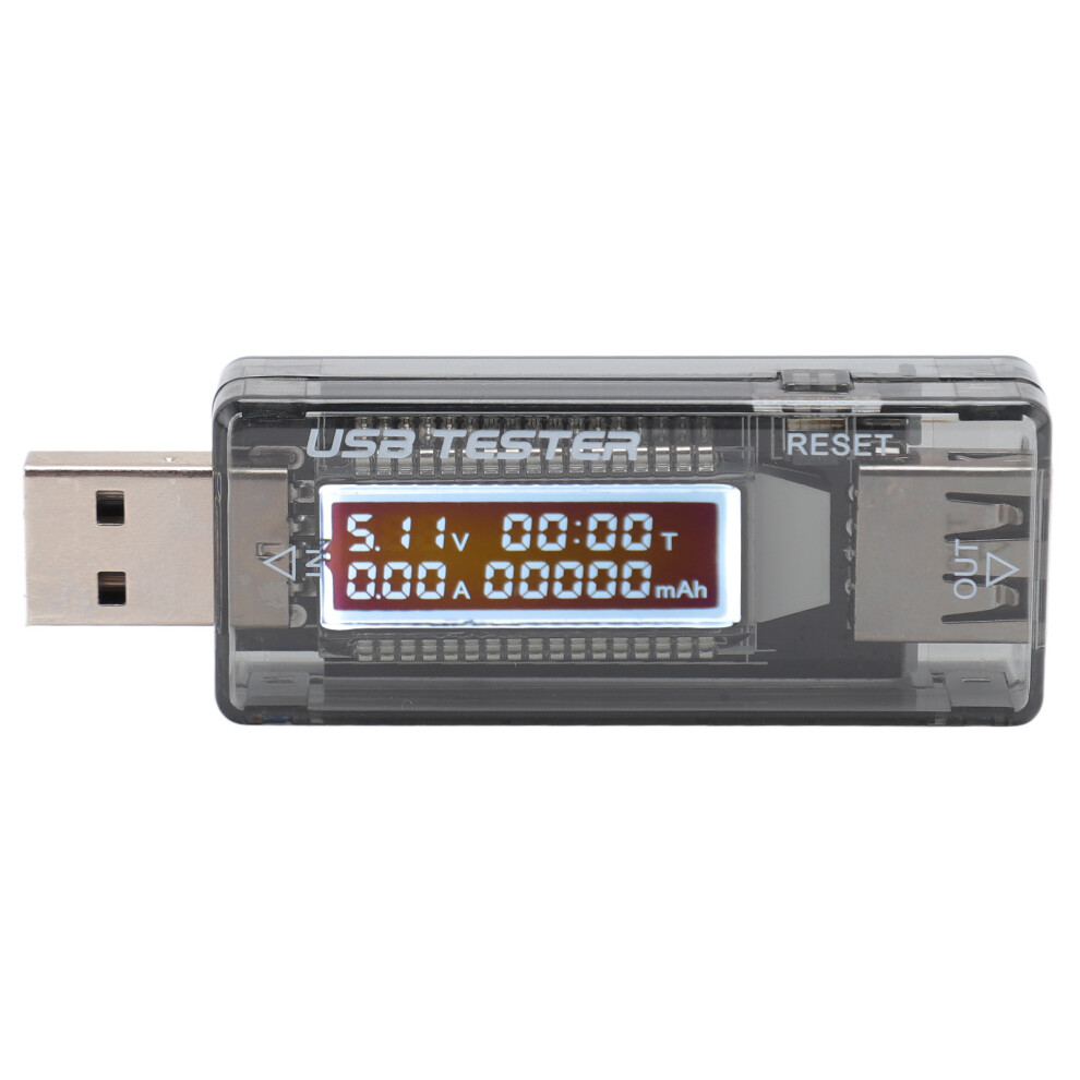 Kws V21 Usb Voltmeter Ammeter 4-30V 0-3A 0-99999Mah Tester 609610523024