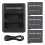 Dual-USB-Kamera-Ladegerät mit 3x 1600mAh-Akkus 1