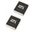 2Pcs 1800mAh Camera Battery with Circuit Protection 2