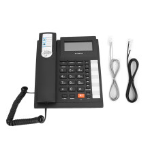 KX T7007 Dual-Interface Caller-ID-Telefon Schwarz