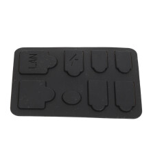 PS5 SLIM Game Console Silicone Dust Plugs Set USB HD LAN Covers