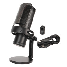 USB-Mikrofon mit Rauschunterdrückung, RGB, für Livestream