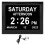 (US Plug) 8 Inch Digital Clock with Calendar Medication Alarm Reminders EU Plug 1