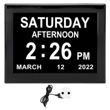 (AU Plug) 8 Zoll Digitaluhr Kalender Medikamentenalarm AU-Stecker