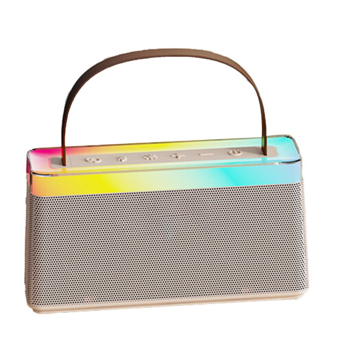Mini-Karaoke-Maschine HiFi Bluetooth Lautsprecher mit 2 Mikrofonen 1