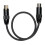 XLR Female to Female Cable 3 Pin Balanced Shielded Mic 1