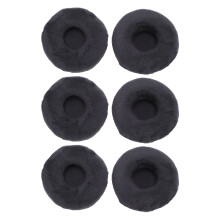 (Black) 6Pcs 65mm Memory Foam Earpads for ATH-FC700 FC707 Grey
