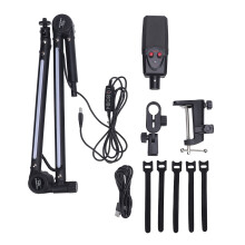 USB-Kondensatormikrofon mit RGB-Ständer für Streaming & Gaming