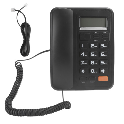 KXT2022CID Festnetztelefon mit Kabel, Schwarz