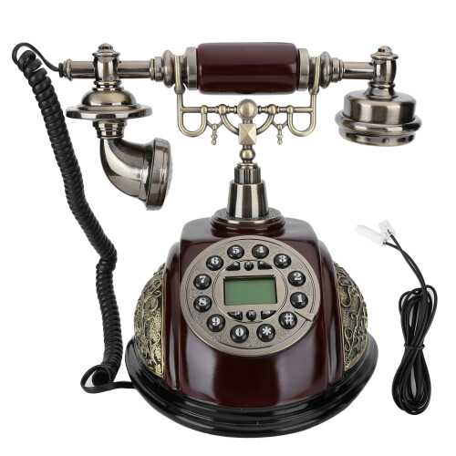 CTN8028 Vintage Multifunktions-Telefon mit Wähltaste und Flash
