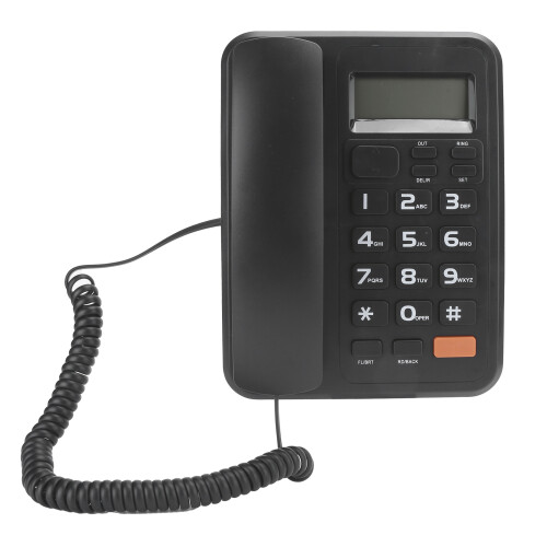 KXT2022CID Festnetztelefon mit Kabel, Schwarz 2