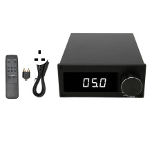 (US Plug) 4-in-1-Switch-Verstärker mit Display HiFi Stereo UK-Stecker