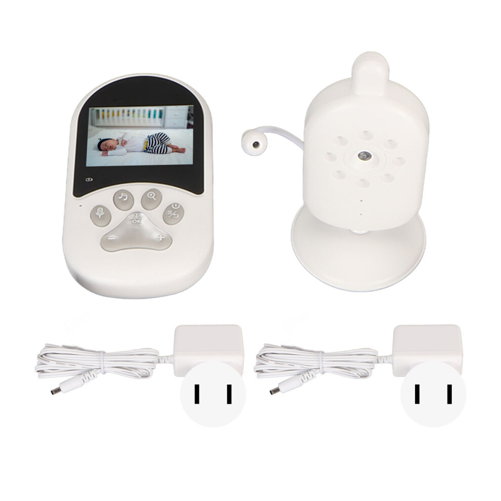 (AU Plug) 2.4in HD Baby Monitor Two Way Talk Long Range Camera 100-240V US