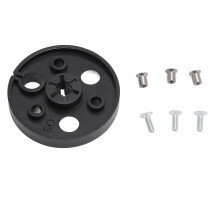 (Grey) Leeres Tonbandspulen-Nab Hub 1/4" 7" für Bandrecorder Schwarz
