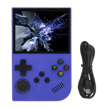 (White) Handheld Game Console 64GB 3.5 Inch IPS RK3326 64bit Quad Core 3500mAh