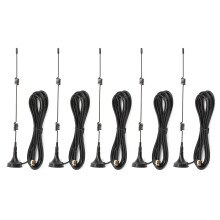 5x SMAM 2.4G Antenne mit Magnetfuß für YAESU VX3R