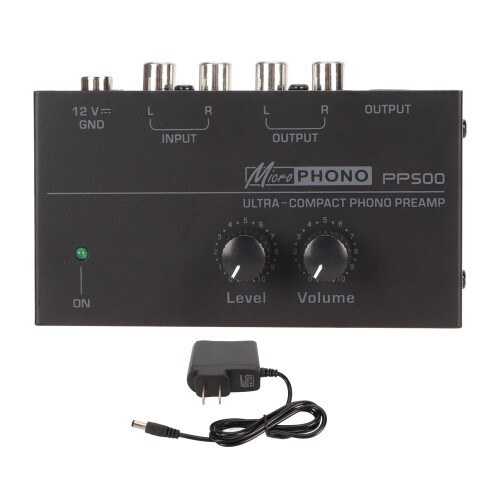 (US Plug) Phono-Plattenspieler-Vorverstärker Low Noise US-Stecker