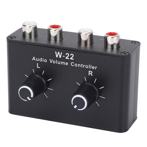 3.5mm Volume Control Box Balance Adjuster Small Attenuator Knob 1