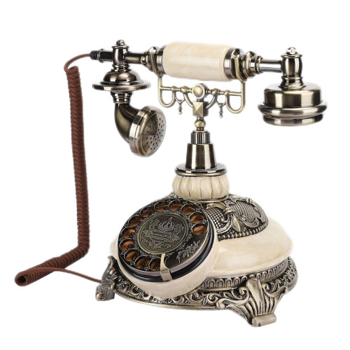 Antik-Bronze-Drehwahl-Telefon-Hörer 2