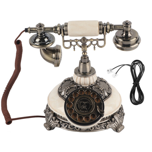 Antik-Bronze-Drehwahl-Telefon-Hörer