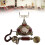 Bronzene Vintage-Telefon-Dekoration aus Harz 5