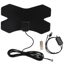 Indoor HD Digital TV Antenne Hochverstärker Schwarz