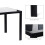 Joolihome Glass Dining Table, 120cm Kitchen Table 4