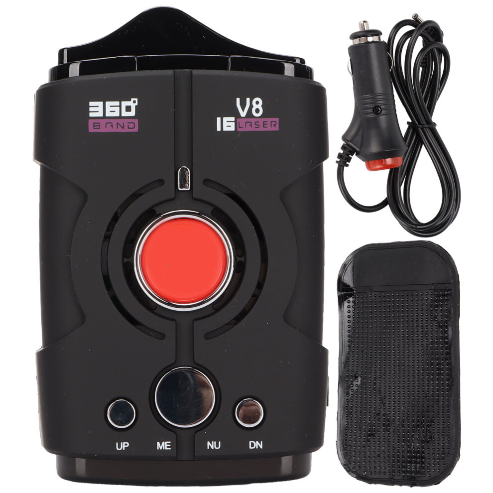 360 Degree Car Radar Detector Universal Voice Alarm 12V 609610594994