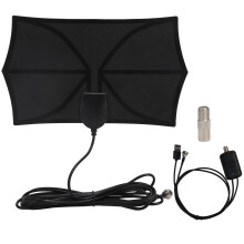 Indoor HD TV Antenne Hochverstärker Schwarz