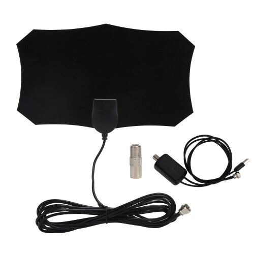 Indoor HD Digital-TV Antenne Verstärker High Gain Schwarz