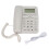(White) Kabelgebundenes Telefon Caller-ID LCD Weiß 1