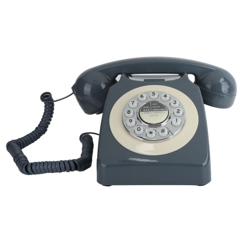 Europäisches Schnur-Telefon, Vintage Retro 1