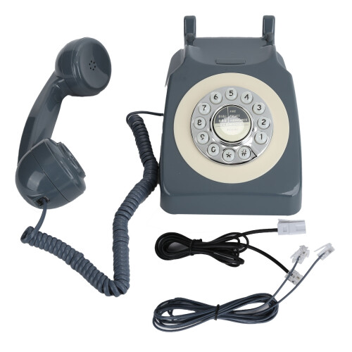 Europäisches Schnur-Telefon, Vintage Retro