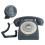Europäisches Schnur-Telefon, Vintage Retro 3