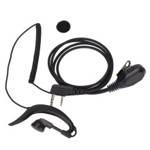 Zweiricht-Funkgerät-Earpiece mit Ein-Draht-Ohrhaken-Kopfhörer