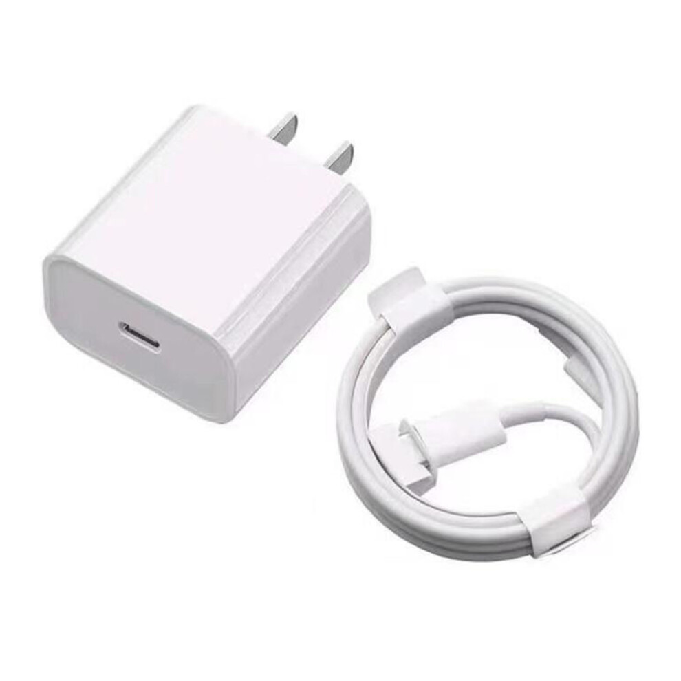20W PD Fast Charger Type C 2m Cable for iPhone 14 13 12 11 X