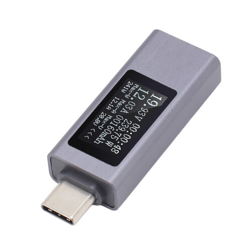 USB-Tester Typ-C Multimeter DC4-30V 0-12A KWS-2301C