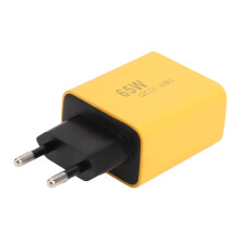 (US Plug) USB-C-Ladegerät GaN 65W 3-Port PD QC3.0 2x Typ-C 1x USB