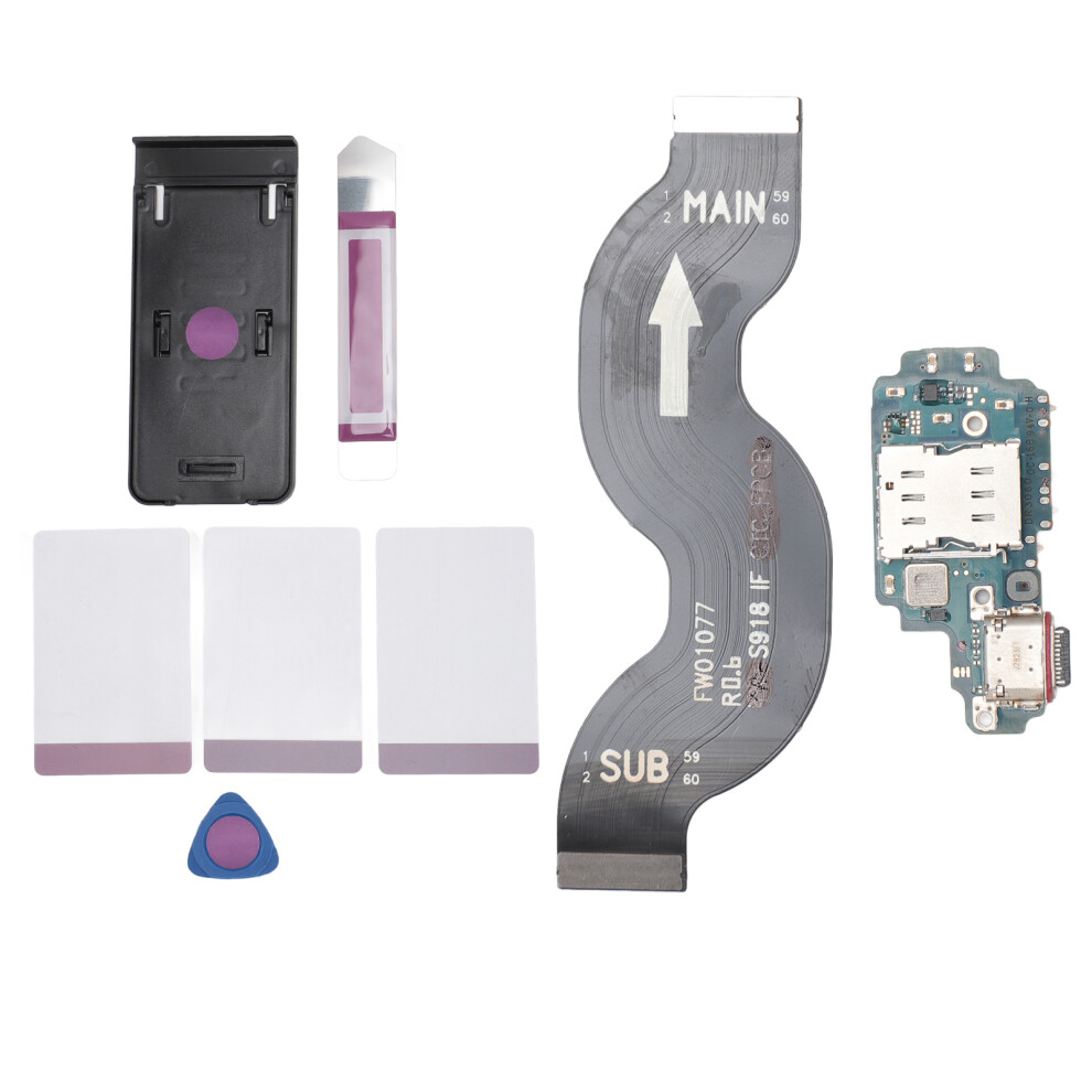 Usb Charging Port Flex Cable For Galaxy S23 Ultra 5G Sm S918u 609610518938