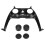 (Black) PS5 DualSense Controller Accessories Faceplate Thumb Stick Black 1