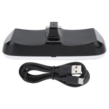 (White) ABS Dual-Slot USB-C Ladestation für PS5-Controller, Weiß