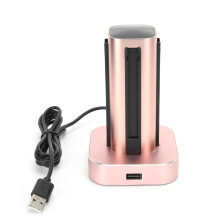 (Rose Gold) 4-in-1 Switch-Ladestation aus Aluminium, Roségold