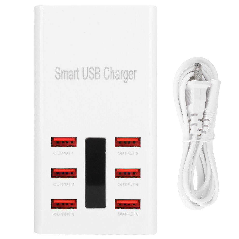 6 Port Usb 30W Smart Quick Charger 5V/6A 609610629337
