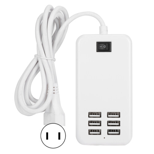 (US Plug) 6-Port 30W USB-Ladestation mit US-Stecker