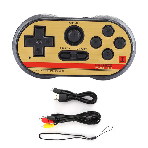 (Black) 260 in 1 Classic Game Console Mini Handheld Black