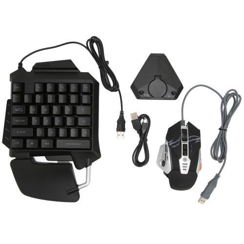 3x USB-Konverter für Tastatur & Maus Android/iOS