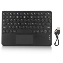 10-Zoll Wireless Bluetooth Touchpad Tastatur Retro Magnetisch Schwarz