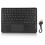 10-Zoll Wireless Bluetooth Touchpad Tastatur Retro Magnetisch Schwarz 1