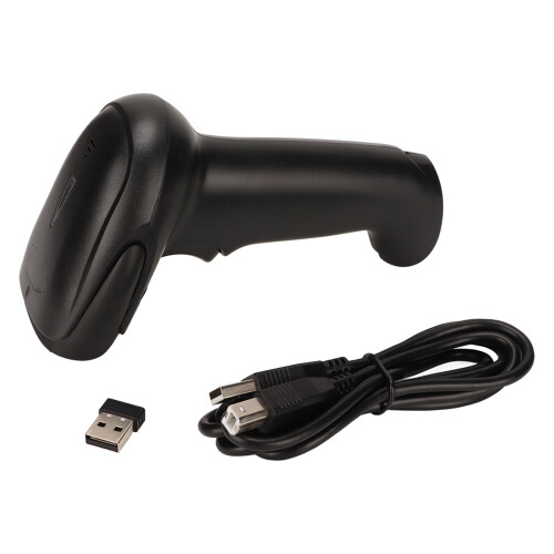 Bluetooth Barcode-Scanner 2.4GHz Wireless Kabel Schwarz